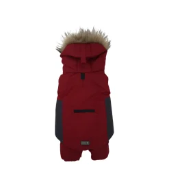 Red Winter Snow Suit for Dog, S