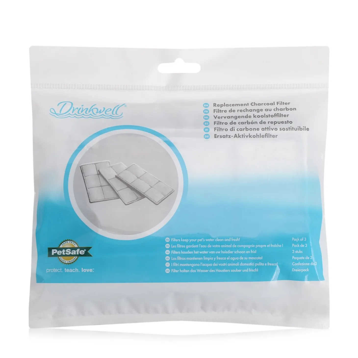 Replacement charcoal filters for Drinkwell drinking fountain
