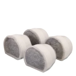Replacement charcoal filters for ceramic "Avalon", "Sedona" and "Pagoda" pet fountains, 4 pack