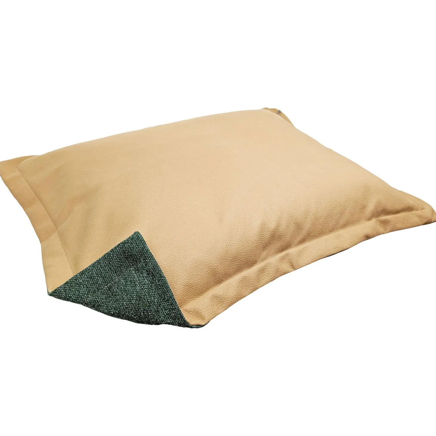 Reversible Faux Leather Cloud Pillow