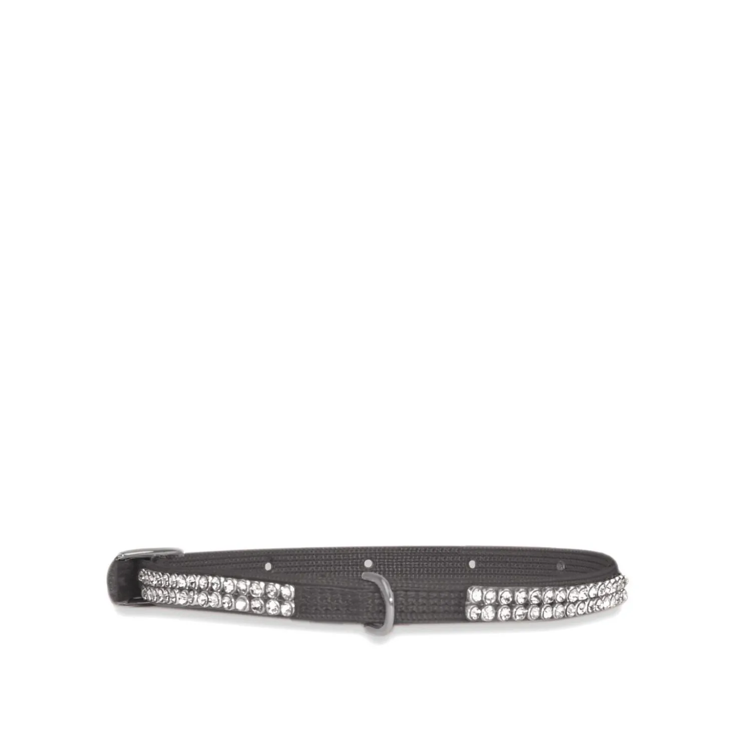 Rhinestone Collar for Tiny Dogs, black
