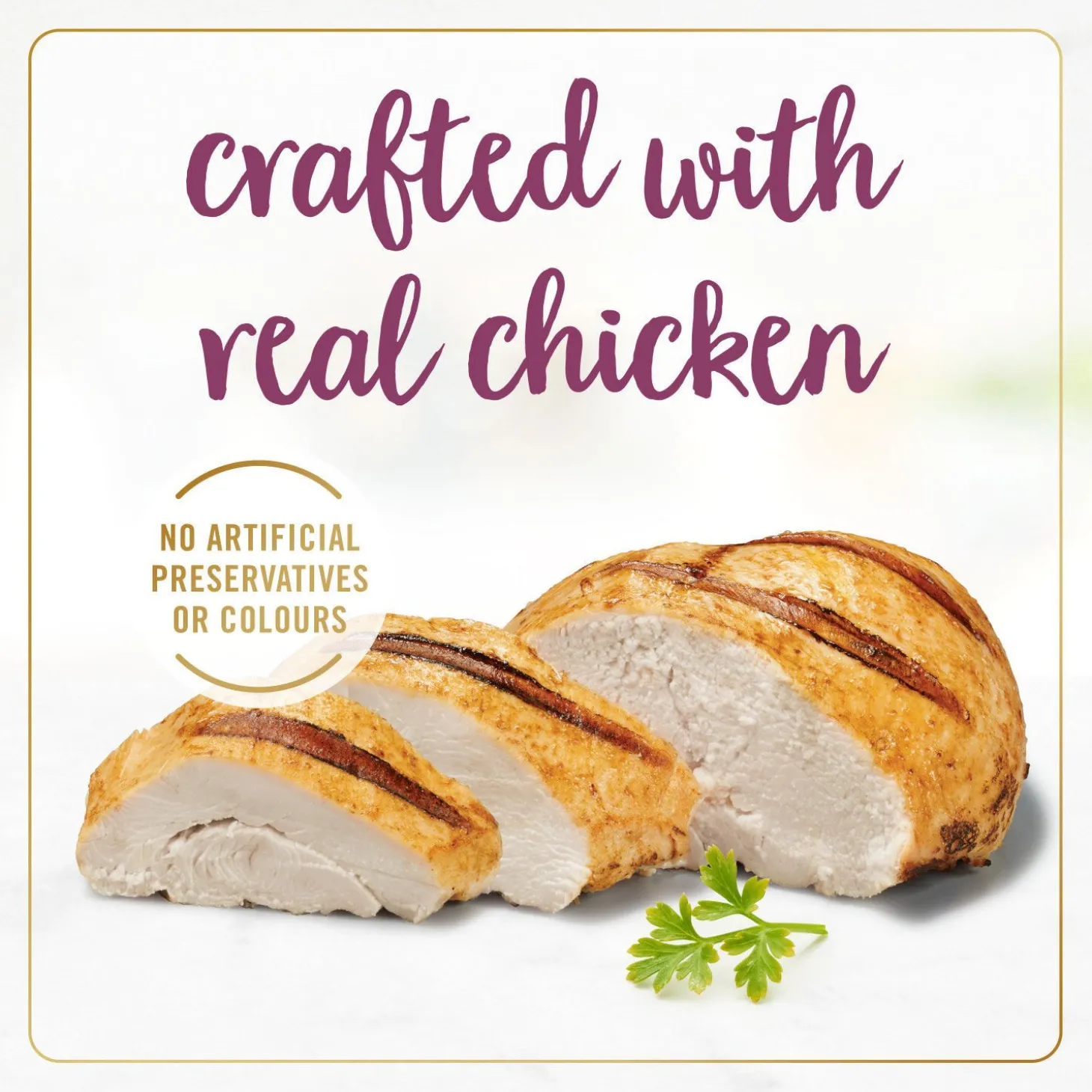 Roasted chicken wet food for adult cats