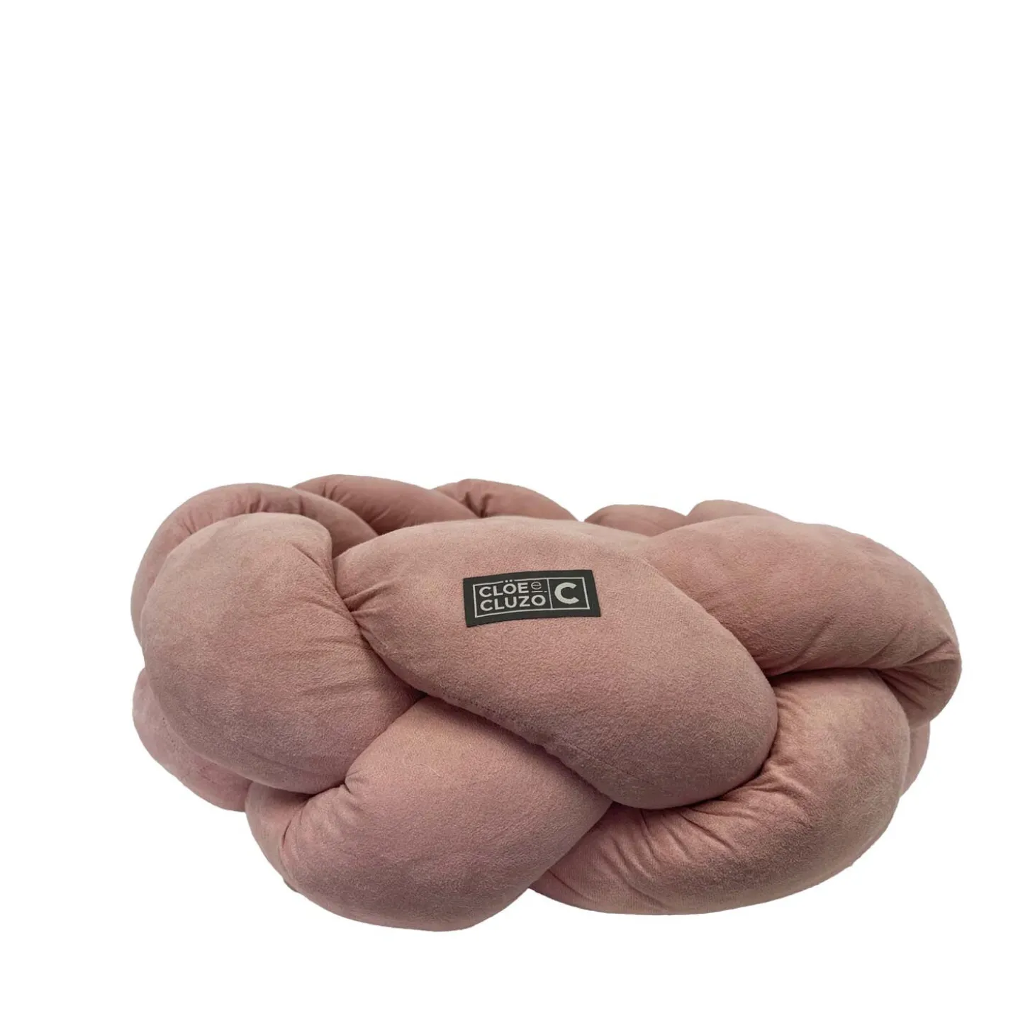 Round Braided Suede Bed for Pets