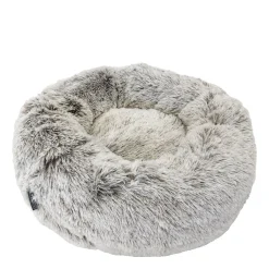 Round Luxury Plush Pet Bed, L