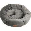 Round Velvet Comfort Bed