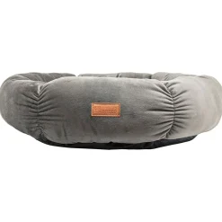 Round Velvet Comfort Bed