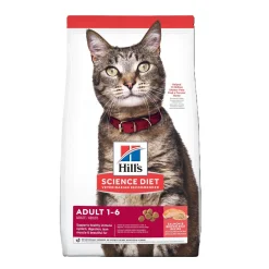 Salmon & Brown Rice Recipe Dry Food for Adult Cats, 6.8 kg