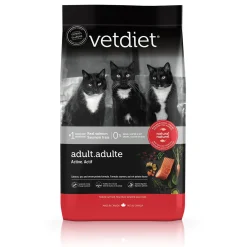 Salmon dry food for active cat