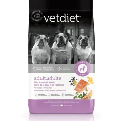 Salmon dry food for adult dogs Skin and stomach health