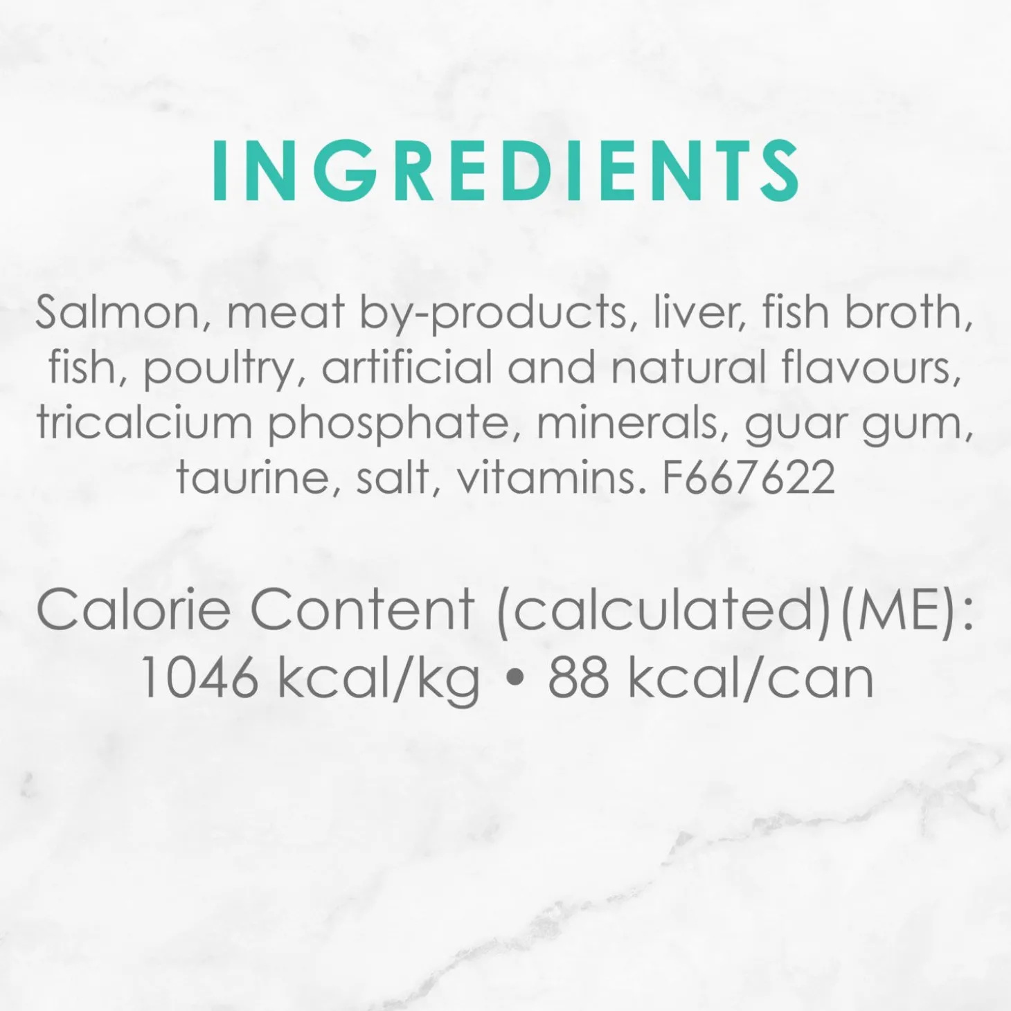 Salmon wet food for adult cats