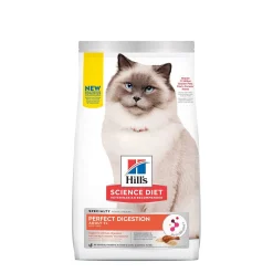 Senior Adult 7+ Perfect Digestion Chicken Dry Cat Food, 2.72 kg