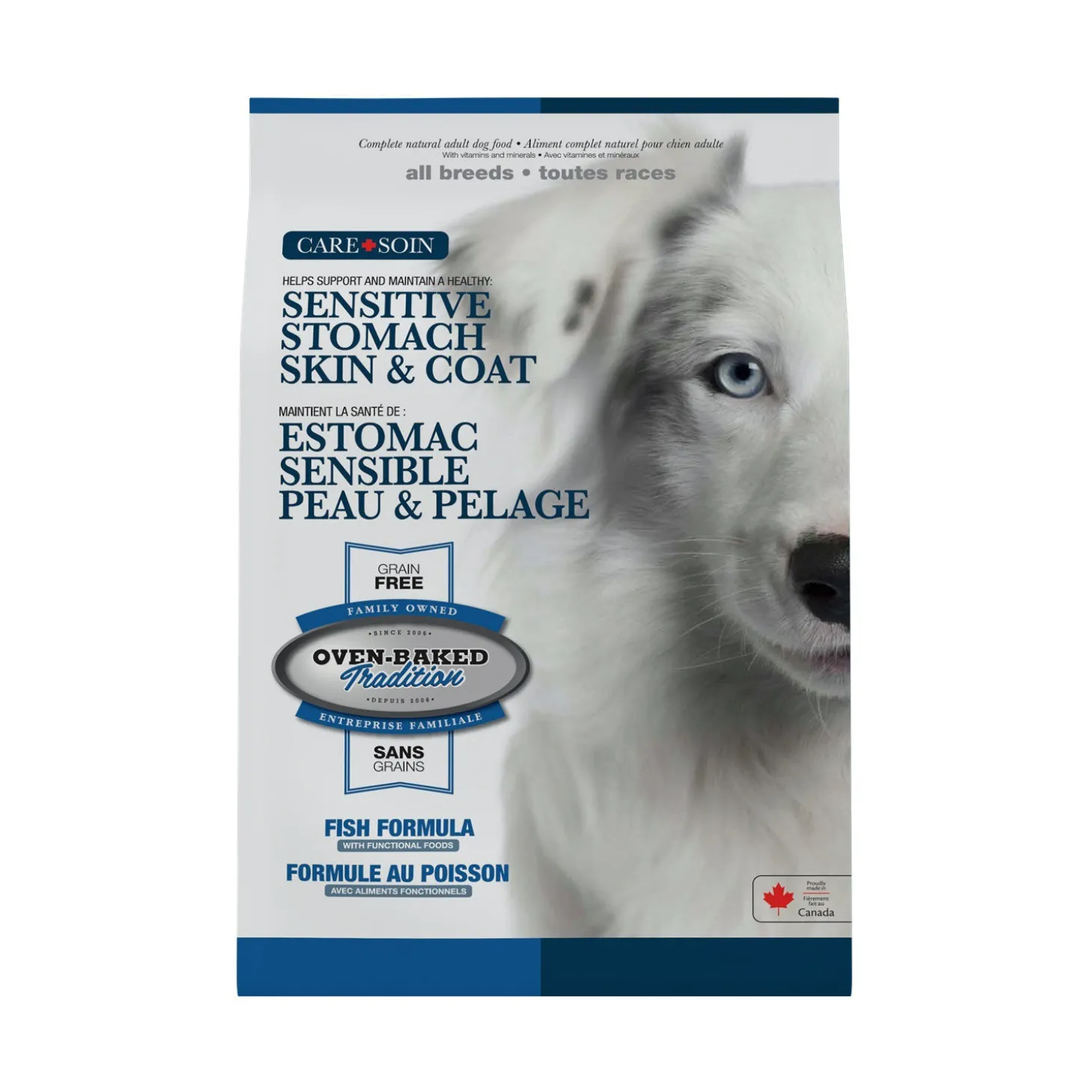 Sensitive Stomach, Skin and Coat Grain-free Fish Recipe Dry Food for Adult Dogs of All Breeds