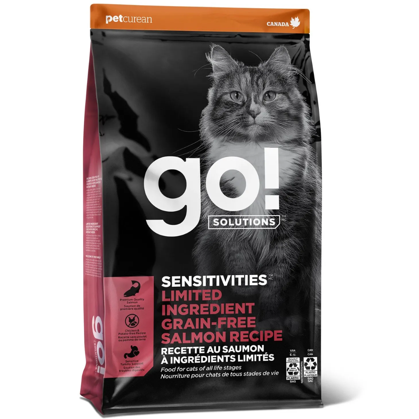 Sensitivities Limited Ingredient Grain Free Salmon Recipe for Cats, 5.44 kg
