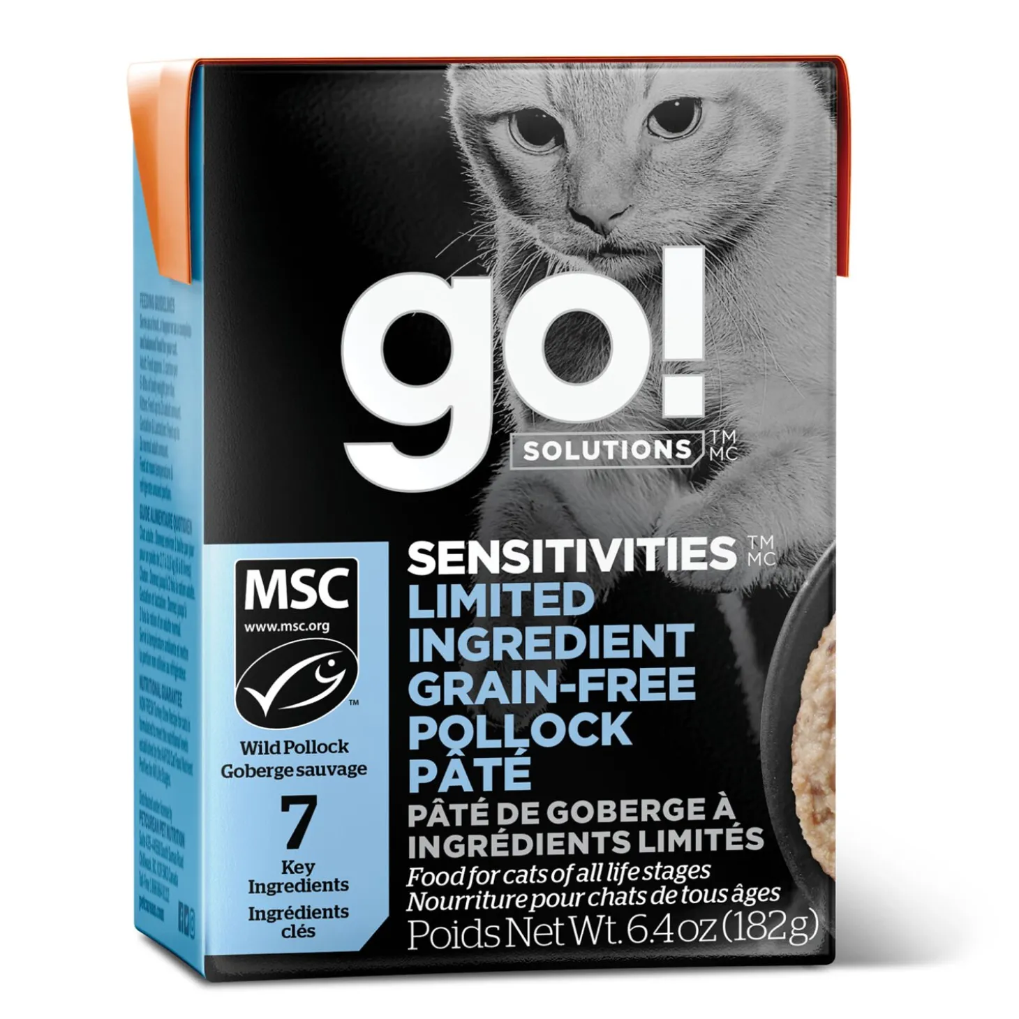 Sensitivities Pollock Pâté for Cats, 182 g