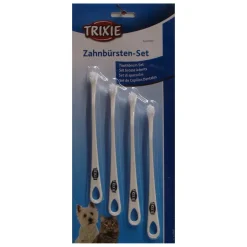 Set of 4 small toothbrushes for cats and small dogs