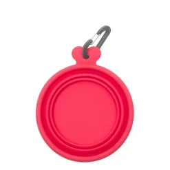 Silicone collapsible bowl, coral
