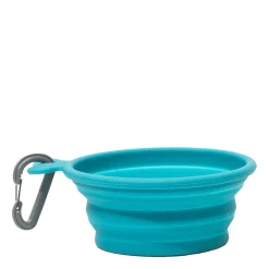 Silicone collapsible bowl, blue