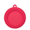 Silicone universal can cover, coral