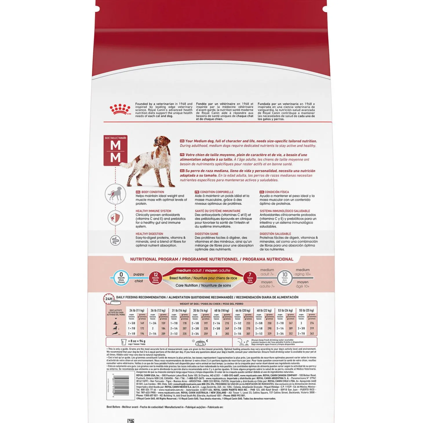 Size Health Nutrition™ Medium Adult Dry Dog Food