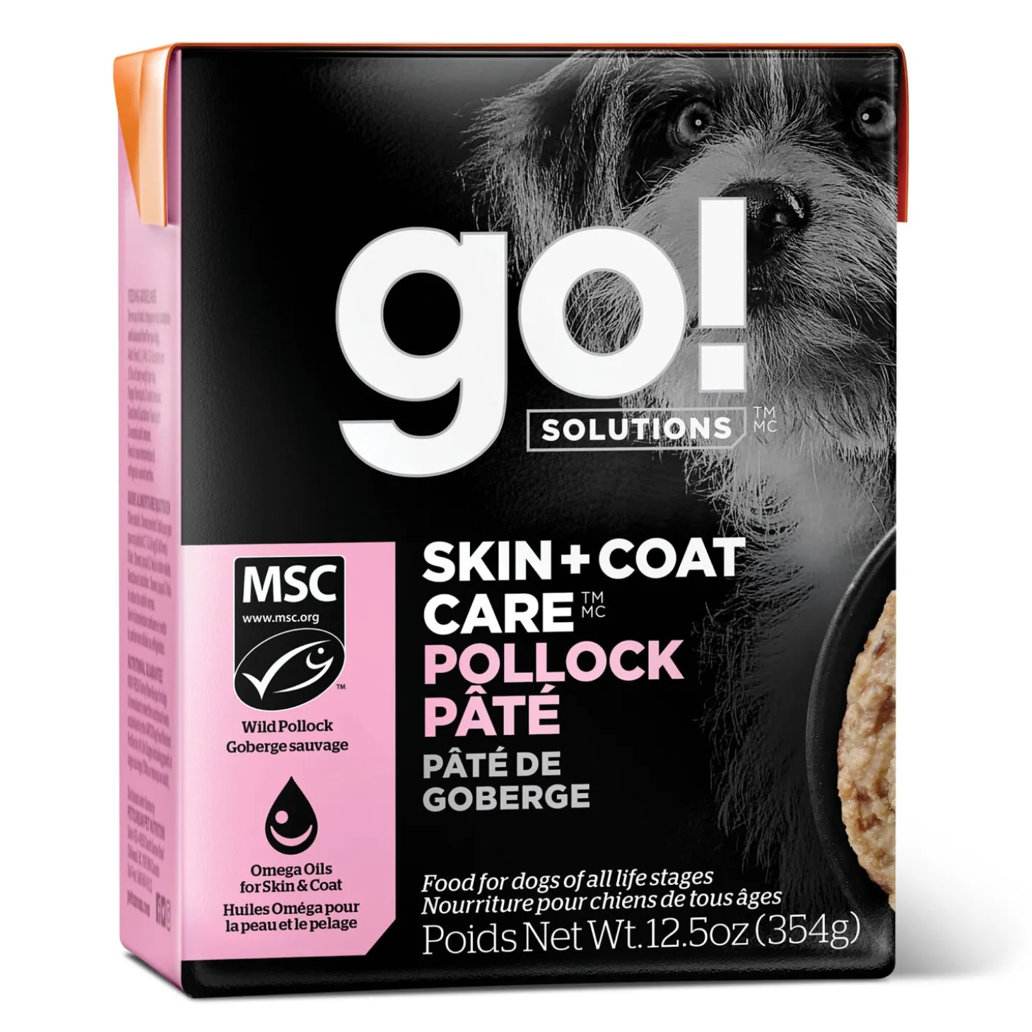 Skin and Coat Care Pollock Pâté for Dogs, 354 g