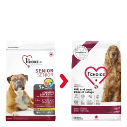 Skin and Coat Formula for Senior Breeds, Lamb and Fish, 2kg
