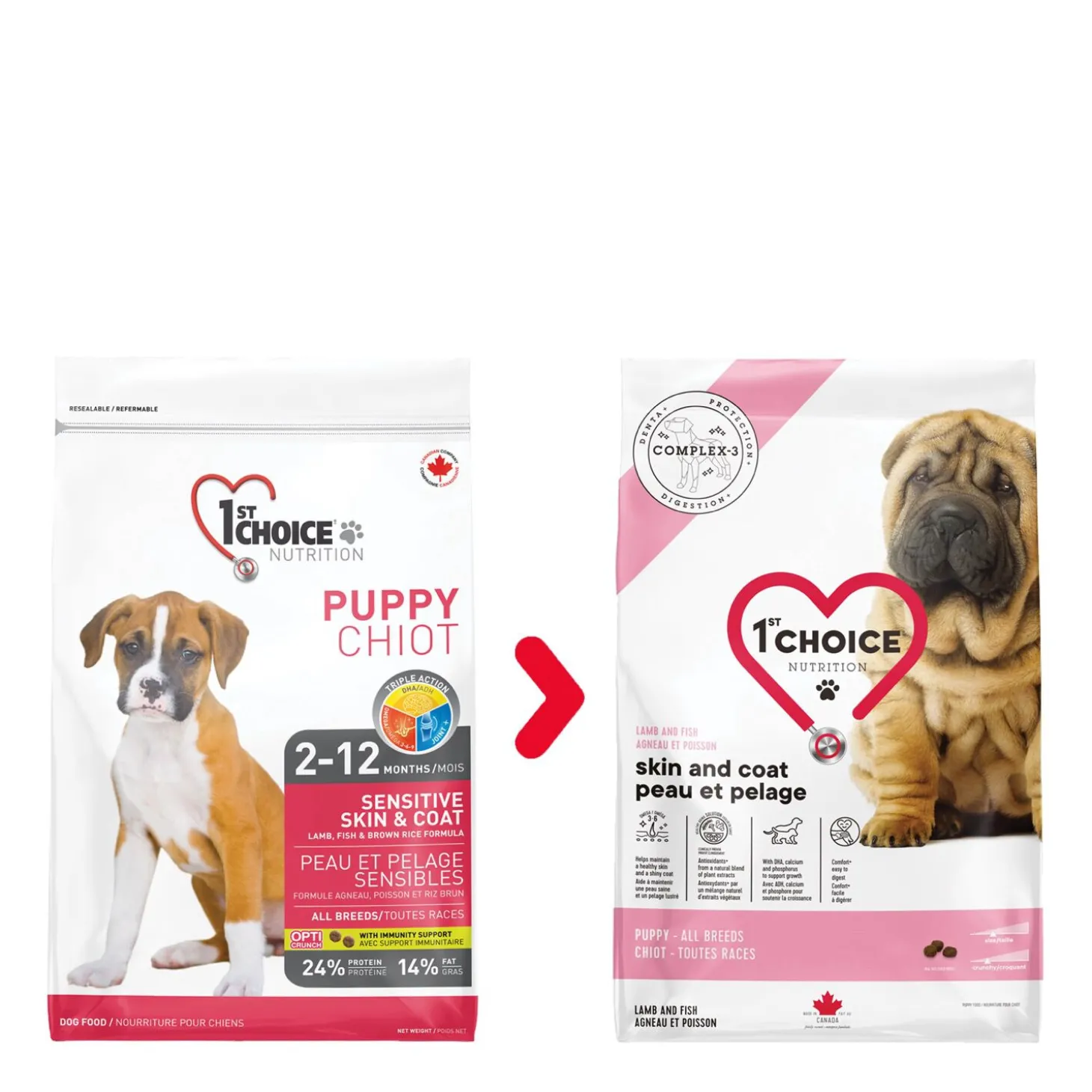 Skin and Coat Formula for Puppy, Lamb and Fish, 11kg