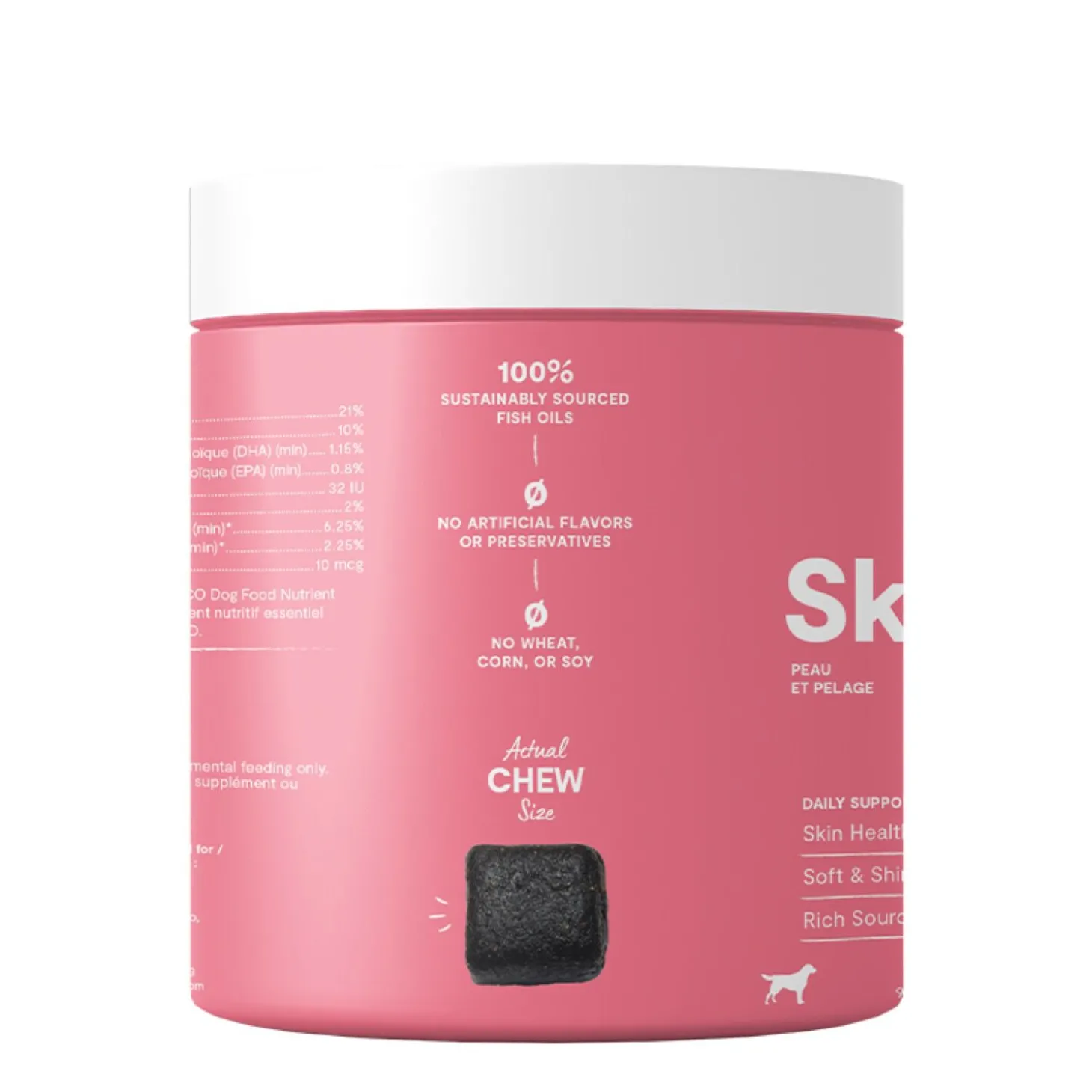 Skin and Coat Supplement Chews for Dogs