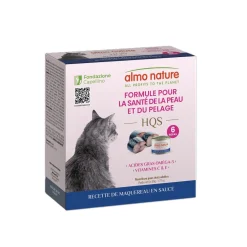 Skin and Coat Support Formula Mackerel Recipe in Gravy for Cats