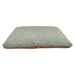 Sky Faux Leather Cover, Khaki Knit