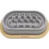Slow Feeder on Bamboo Base