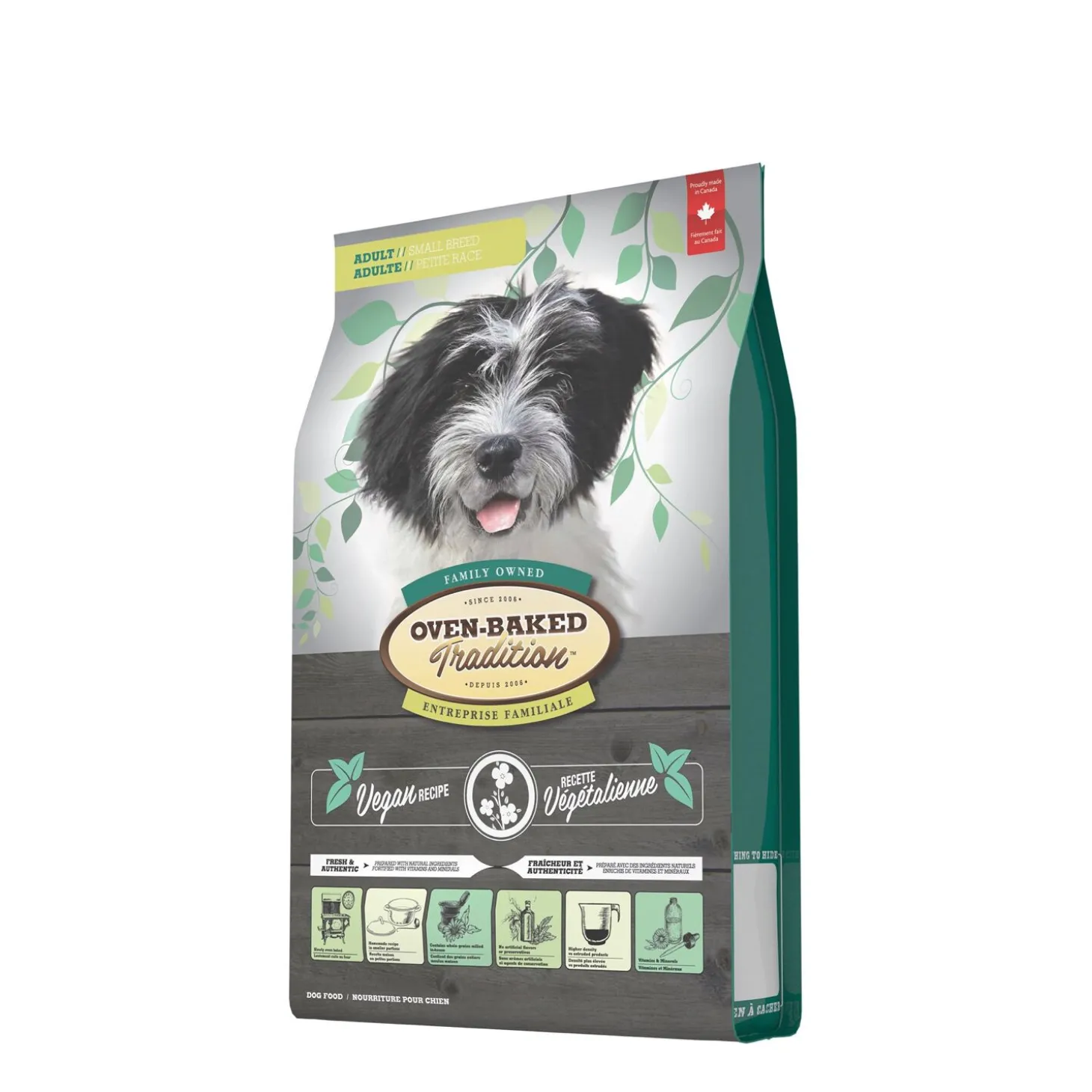 Small bite vegan dog food