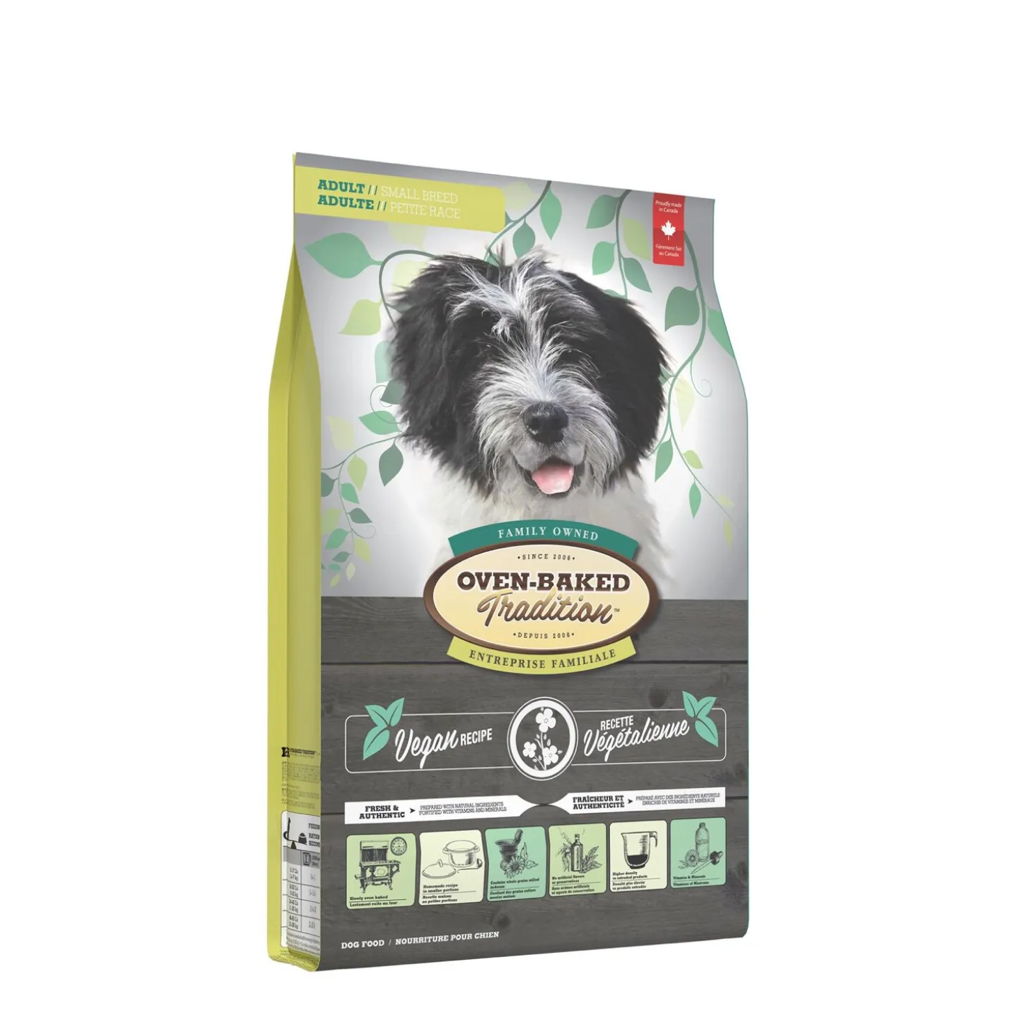 Small bite vegan dog food