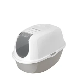 Smart Cat Closed Recycled Litterbox, Grey