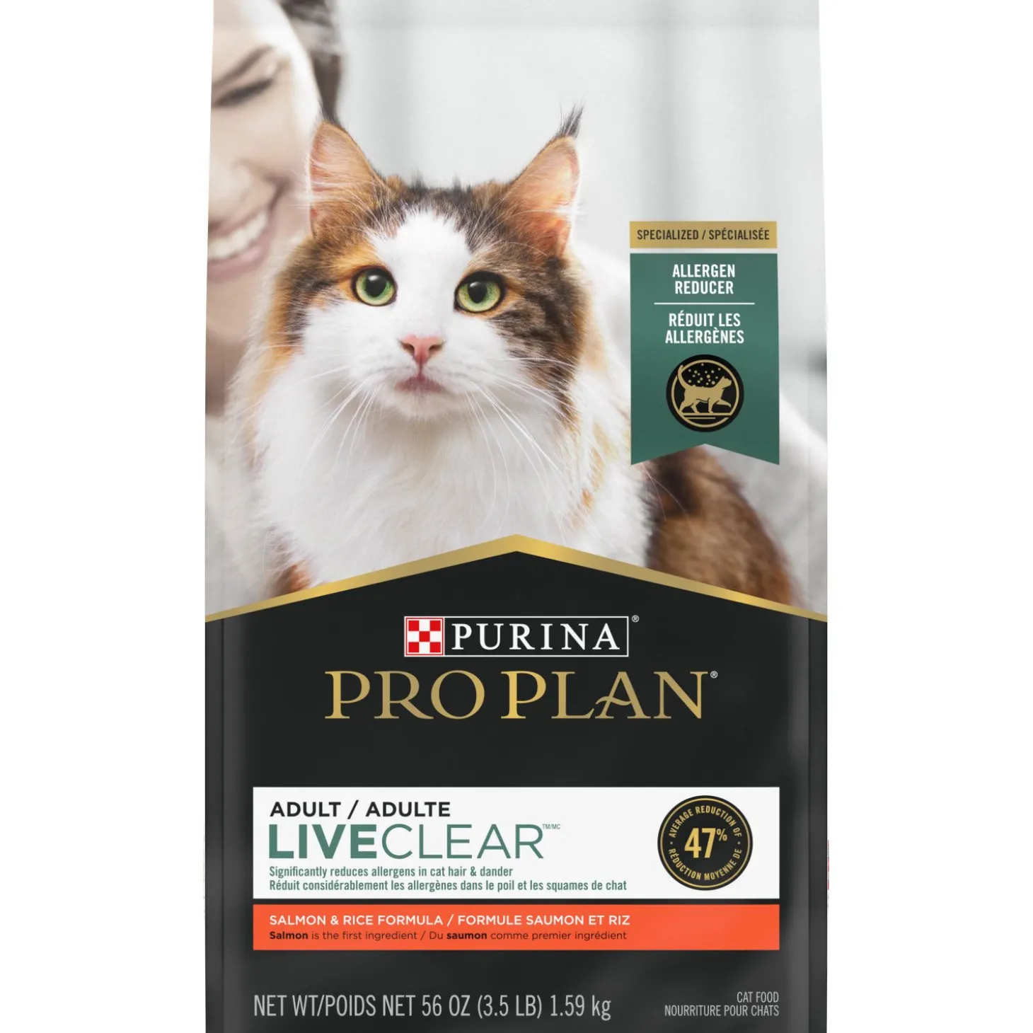 Specialized LiveClear Salmon and Rice Dry Cat Food, 1.59 kg