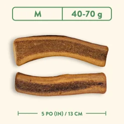 Split Antler Dog Chew, Smoked Maple Ham