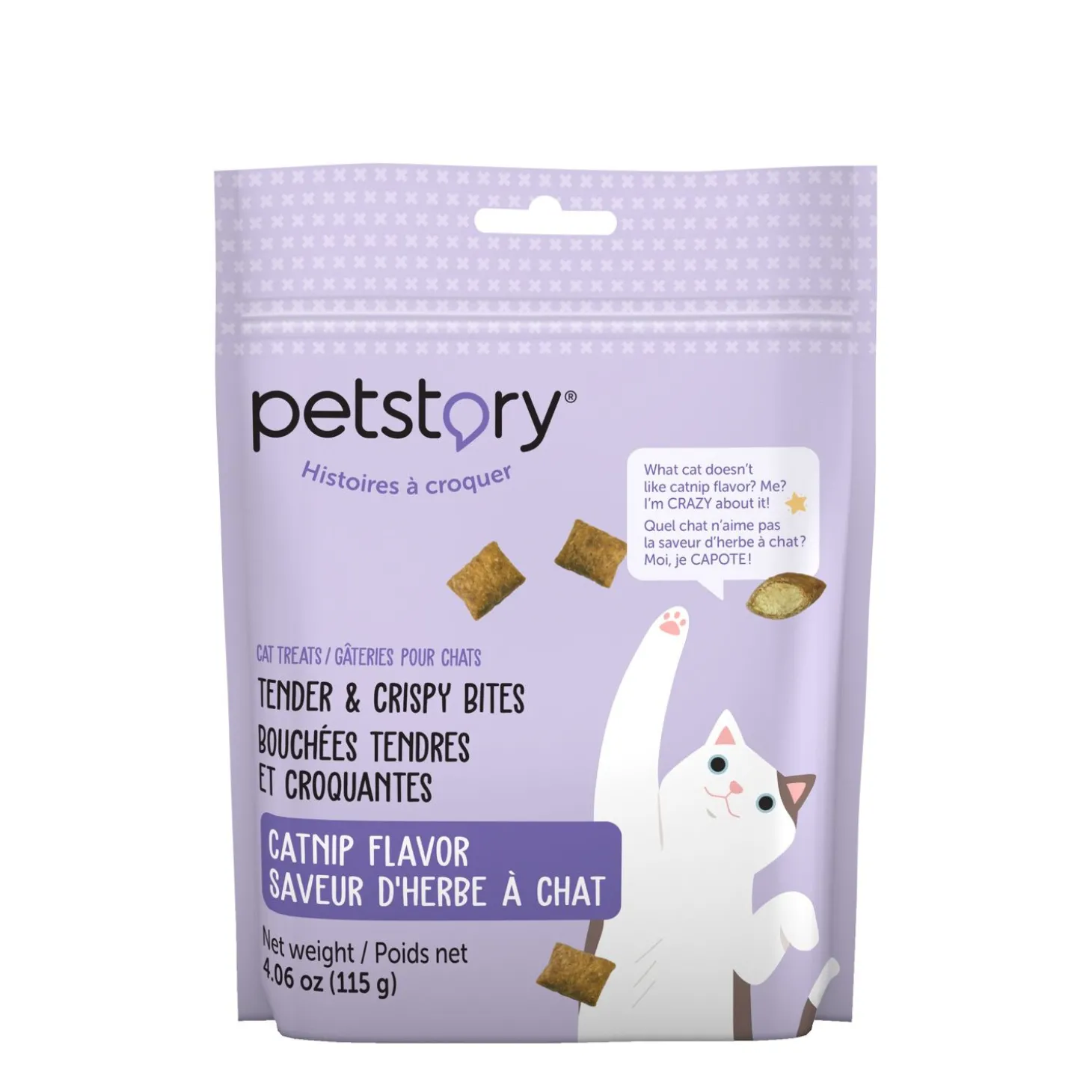 Tender & crispy bites for cats, catnip