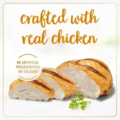 Tender liver and chicken wet food for adult cats