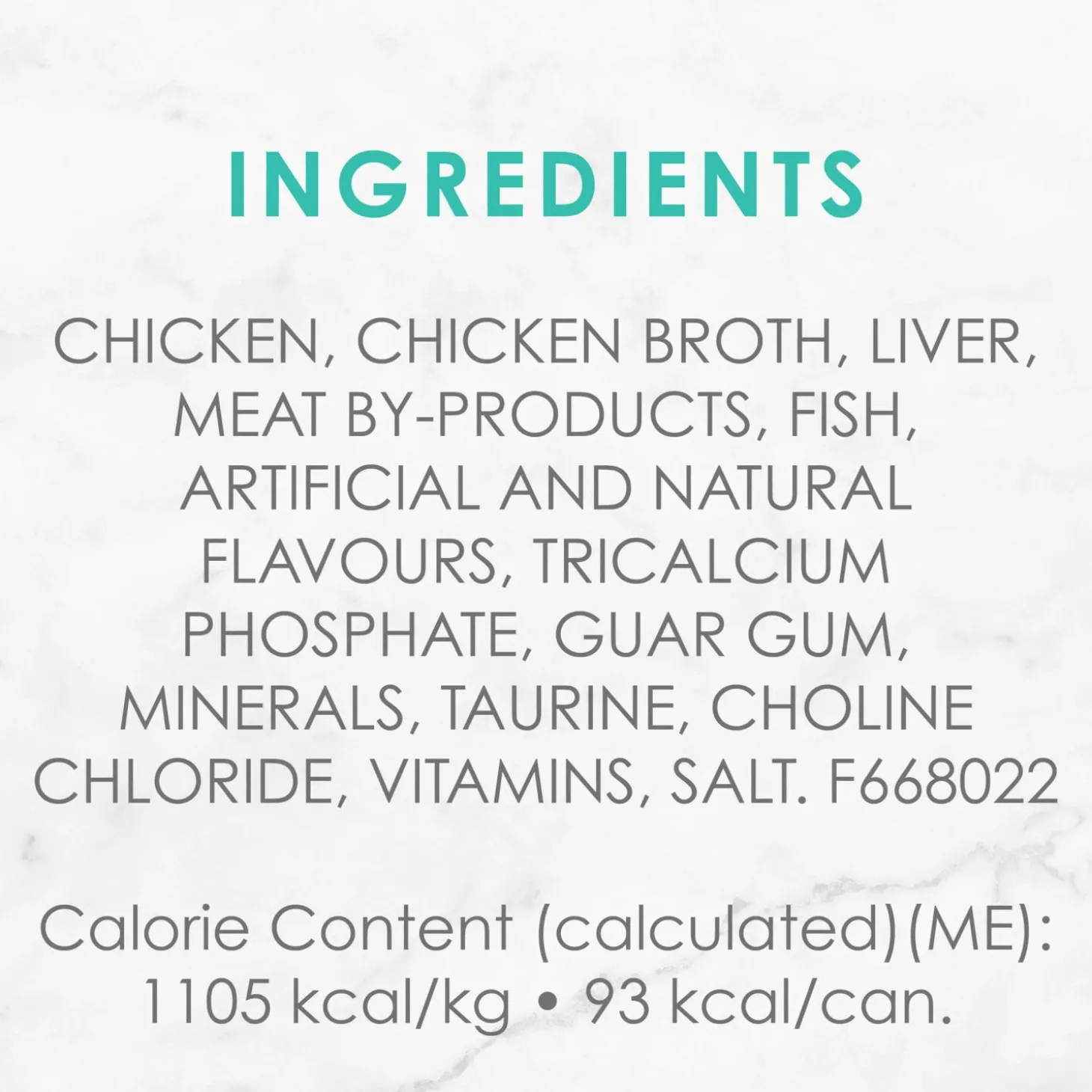 Tender liver and chicken wet food for adult cats
