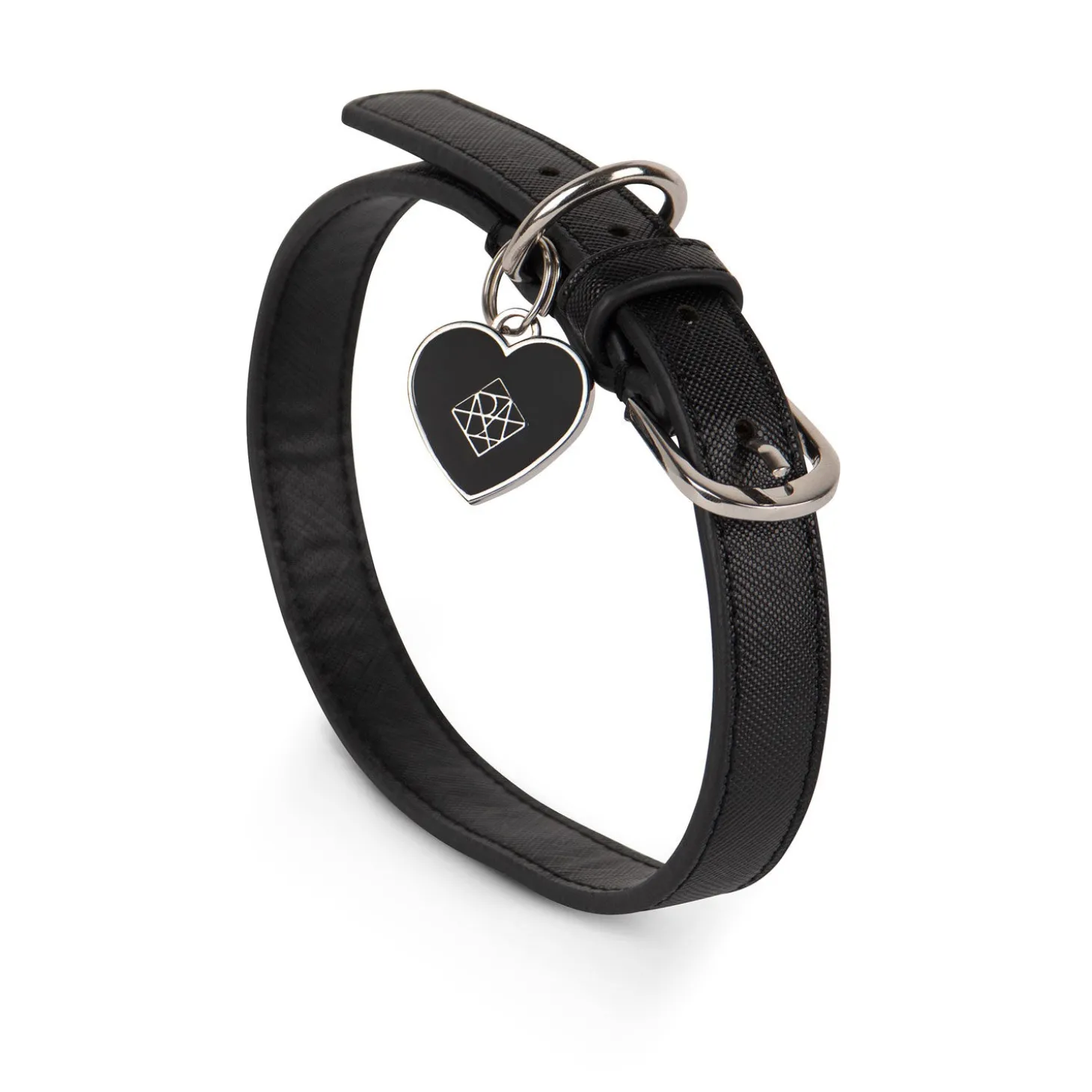 The CLEO Trio of Black Vegan Leather Dog Accessories
