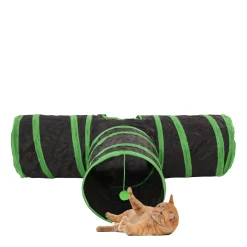 Three Way Cat Tunnel, green