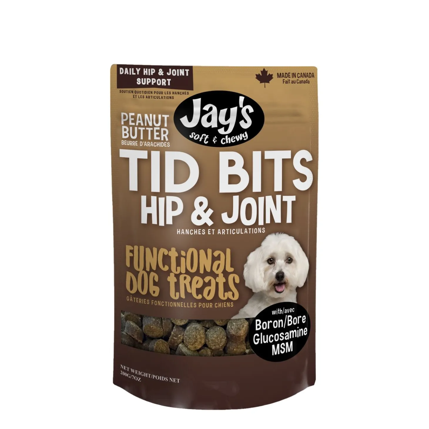 Tid Bits dog treats, peanut butter