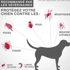 Topical Flea, Tick and Mosquito Protection for Dogs smaller than 4.5kg, 6 pack
