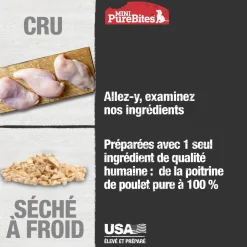 Training treats for dogs, freeze-dried chicken