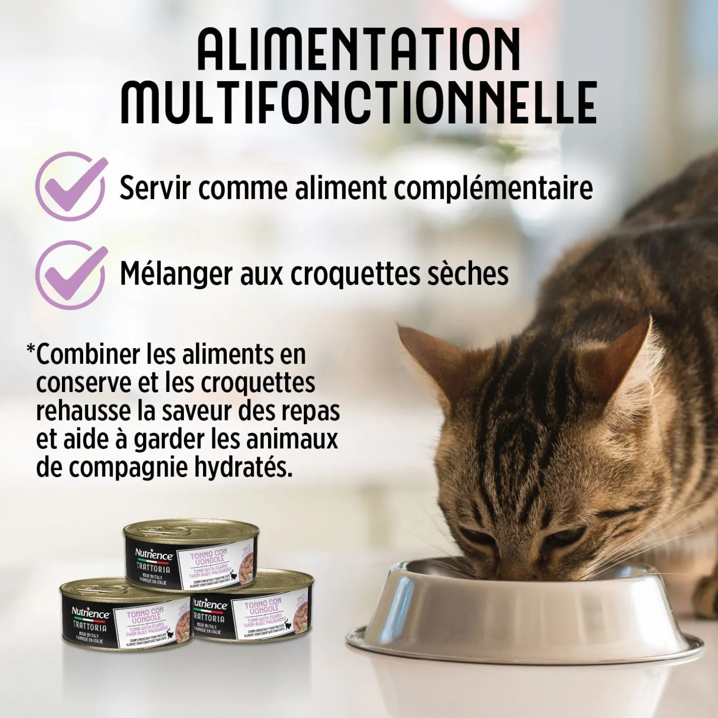 Trattoria Wet Food Tuna with Clams for Cats, 70 g
