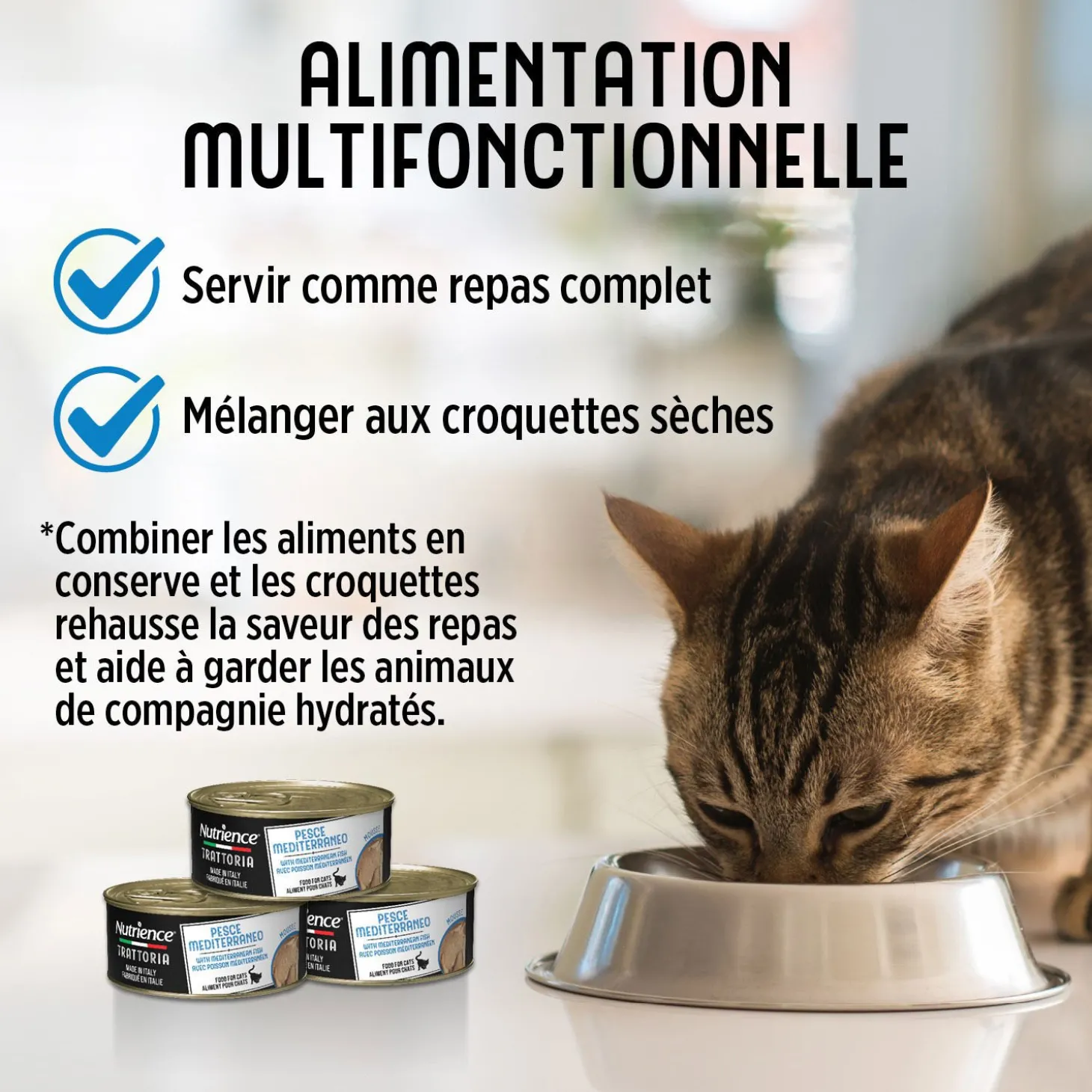 Trattoria Wet Food with Mediterranean Fish for Cats, 85 g