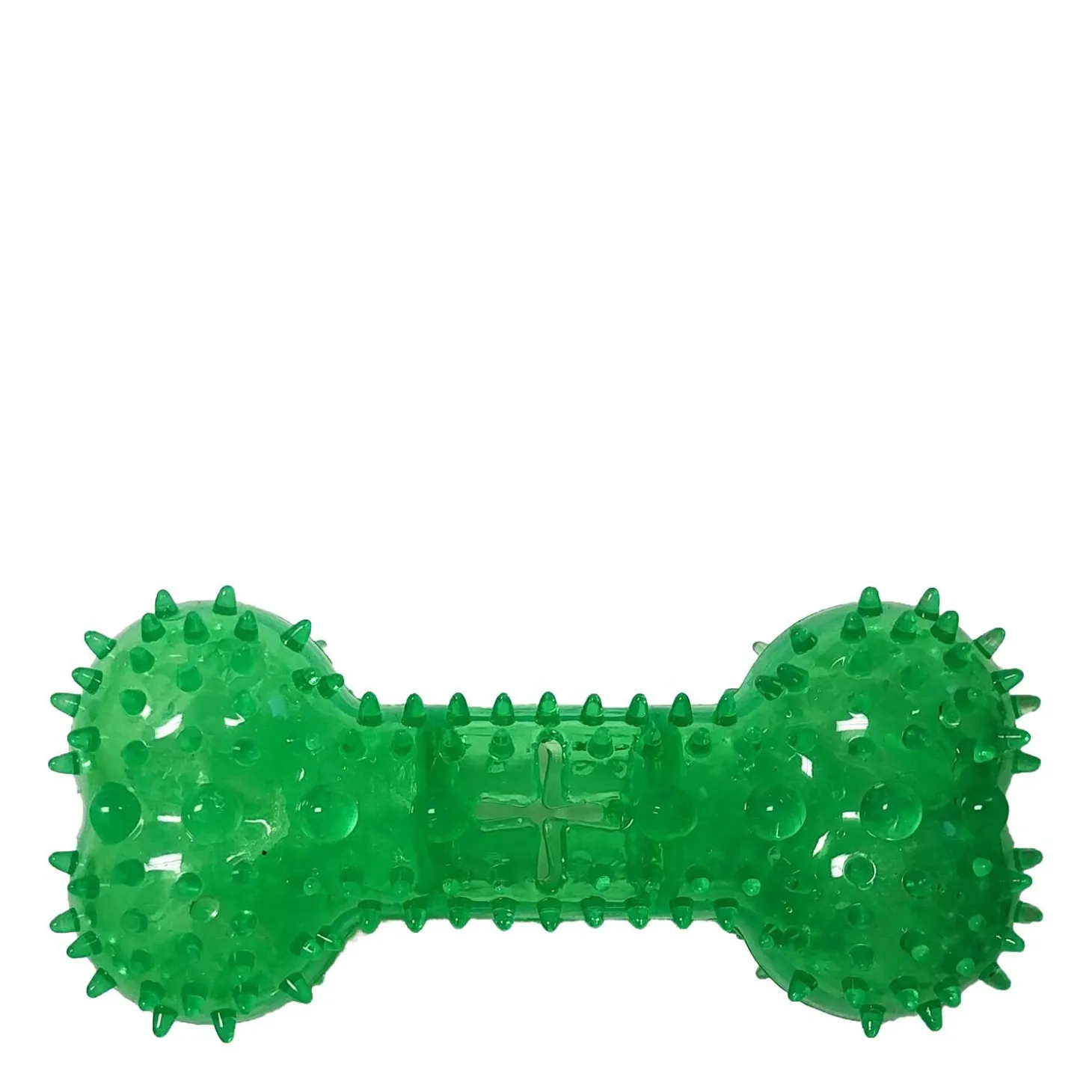 Treat Dispenser Bone Shaped Dog Toy, green