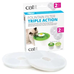 Triple Action Fountain Filters - 2 pack