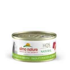 Tuna and chicken in broth for adult cats