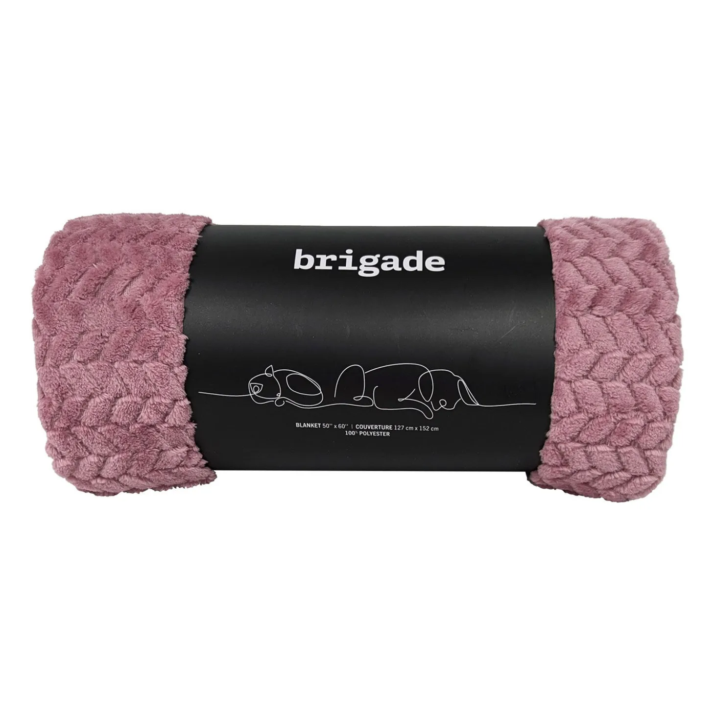 Ultra-soft Jacquard Blanket, Lilac