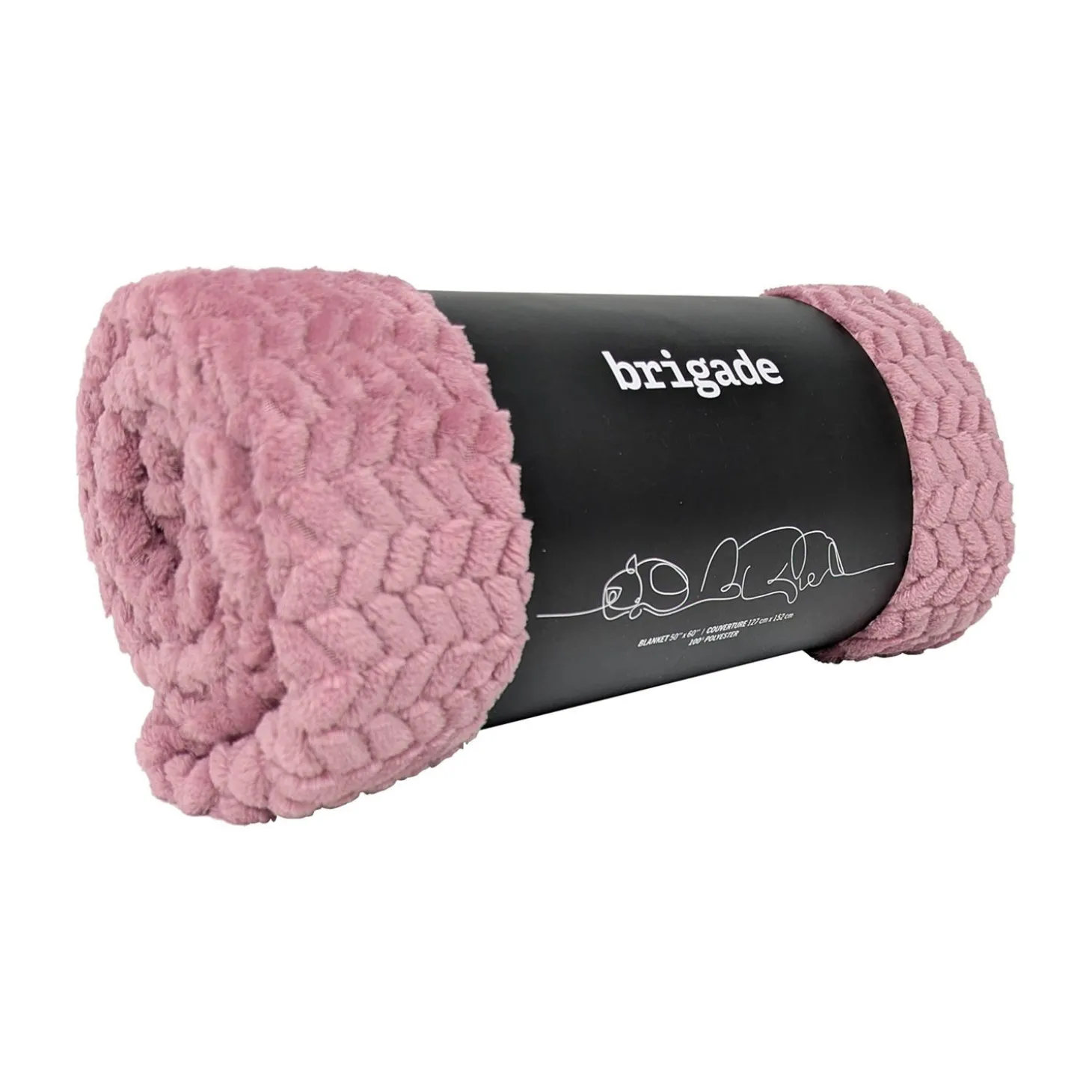 Ultra-soft Jacquard Blanket, Lilac